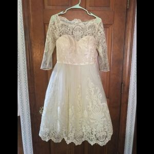 ChiChi of London Tea Length Wedding Dress